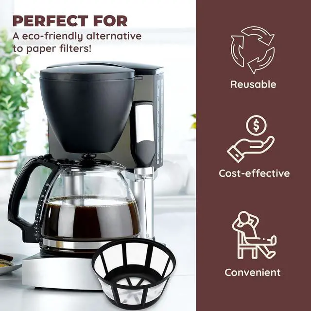 Alt view image 4 of 6 - Fill 'n Brew Reusable Coffee Filter Basket for Most Coffe Makers, Such As Mr. Coffee Coffe Maker, Black & Decker Coffe Maker, Regal Coffee Maker & Procter Silex Coffee Maker