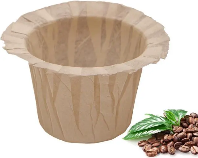 Main image of Irmidi Disposable Coffee Filters, 100 Count Natura K Cup Filters for Keurig 1.0 and 2.0 Coffee Makers