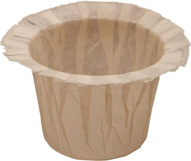 Main image of Haetyly 100 Count Natural Paper Filters for Keurig Single Serve 1.0 and 2.0, Fits All Brands Reusable K Cups