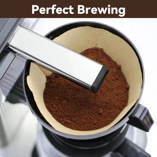 Alt view image 7 of 7 - 100 Pcs Coffee Filters #4 for Technivorm Moccamaster Coffee Maker 8-10 Cup
