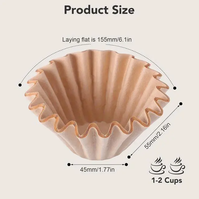 Alt view image 2 of 7 - Coffee Filters Compatible with Ninja PB051 PB041 Coffee Maker & Ninja Pod