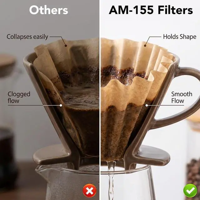 Alt view image 3 of 7 - Coffee Filters Compatible with Ninja PB051 PB041 Coffee Maker & Ninja Pod