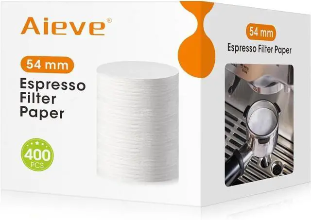 Main image of Aieve 54 mm Espresso Paper Filter Compatible with Breville Espresso Machine