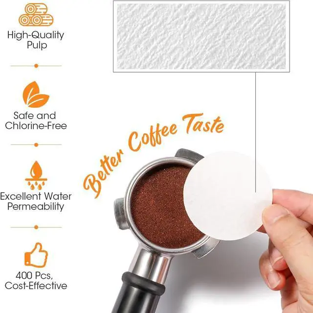 Alt view image 3 of 7 - Aieve 54 mm Espresso Paper Filter Compatible with Breville Espresso Machine