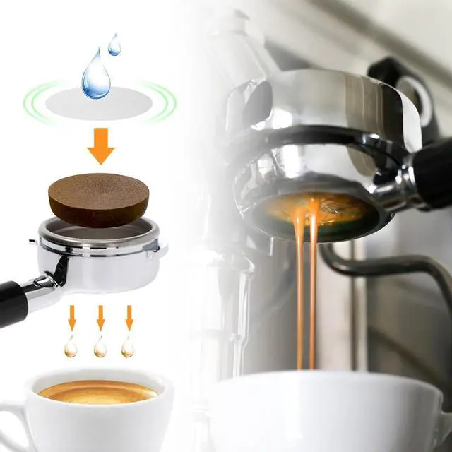 Alt view image 5 of 7 - Aieve 54 mm Espresso Paper Filter Compatible with Breville Espresso Machine