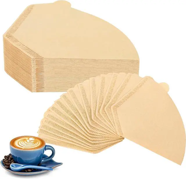 Main image of Coffee Filters #4,200 Count Disposable Coffee Filters 8-12 Cup,No Blowout,Unbleached Natural Coffee Filters 4 Cone Paper for Pour Over Coffer Makers/Coffee Dripper Cones