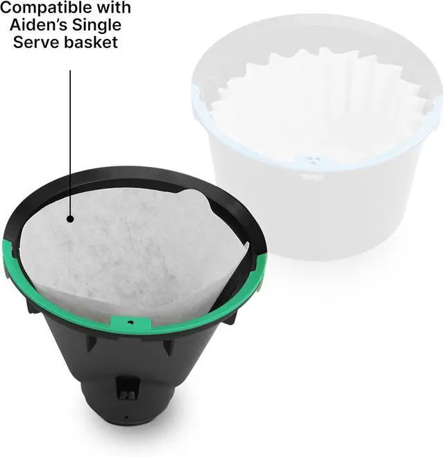 Alt view image 5 of 6 - Fellow Aiden #2 Cone Coffee Filters 40 Count - Disposable Paper