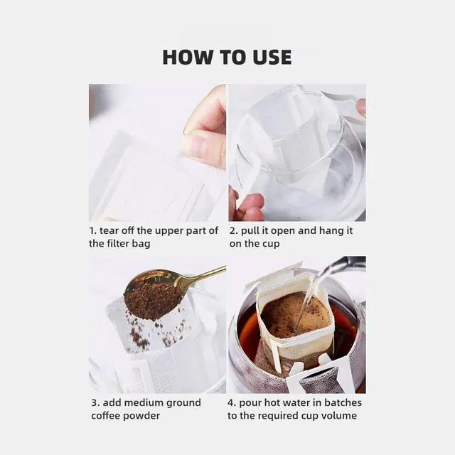 Alt view image 5 of 7 - Hanging Ear Coffee Filter Bags, 50 Count