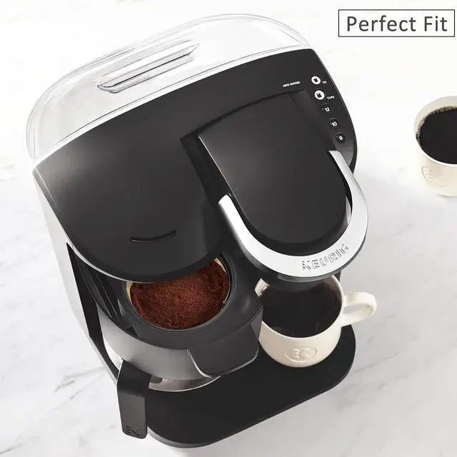 Alt view image 5 of 7 - Reusable 8-12 Cup Basket Gold Mesh Coffee Filter for Keurig K-Duo Essentials and K Duo Brewers Machine, Replaces your Paper Coffee Filters, BPA Free (1 Pack)