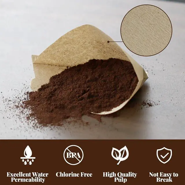 Alt view image 2 of 7 - 100 PCS #4 Coffee Paper Filters for Drew Barrymore, Beautiful 14-Cup