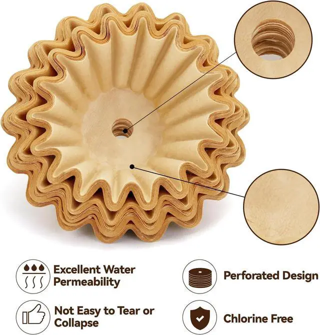 Alt view image 4 of 6 - Percolator Coffee Filters for Elite Gourmet Coffee Percolator 12 Cup