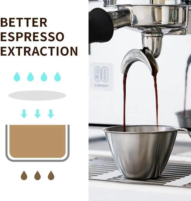 Alt view image 3 of 7 - watchget 51mm Espresso Paper Filters Fits 51mm Portafilter Baskets, 100Pcs