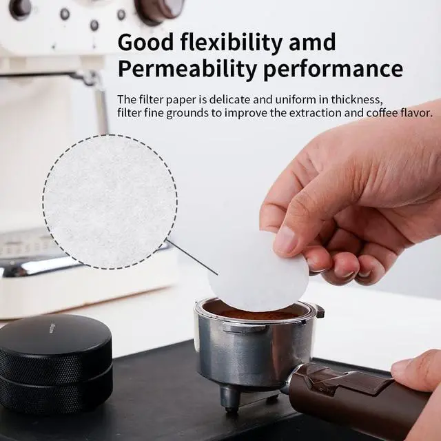 Alt view image 4 of 7 - watchget 51mm Espresso Paper Filters Fits 51mm Portafilter Baskets, 100Pcs