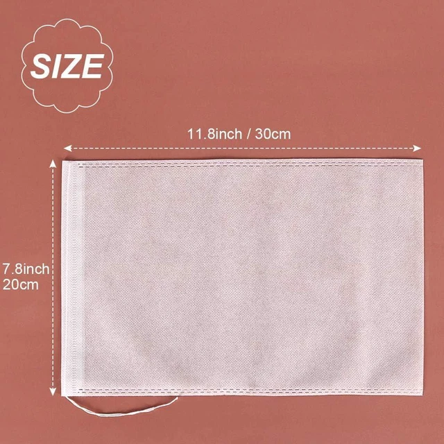 Alt view image 2 of 7 - YQL 8x12 Inch Cold Brew Coffee Filter Bags, 50PCS Extra Large Mesh Bags