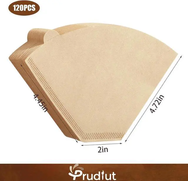 Alt view image 2 of 7 - 120 Count #4 Cone Coffee Filters 8-12 Cup Compatible with Ninja Maker