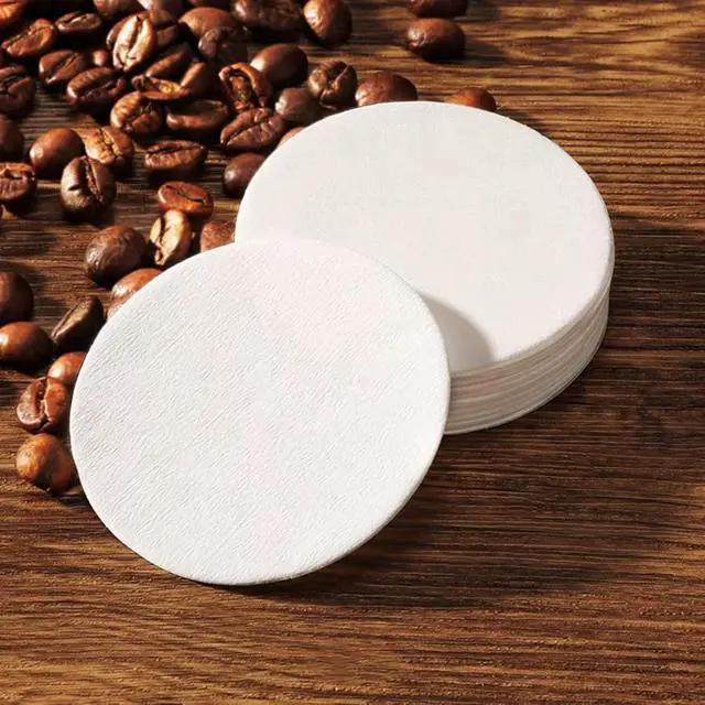 Alt view image 6 of 6 - 1000 Pcs Round Disposable Coffee Filters Paper for Aeropress Coffee Makers