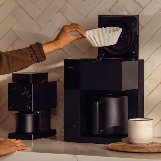 Alt view image 4 of 6 - Fellow Aiden 50 Count Basket Coffee Filters for 8-12 Cup, Flat Bottom