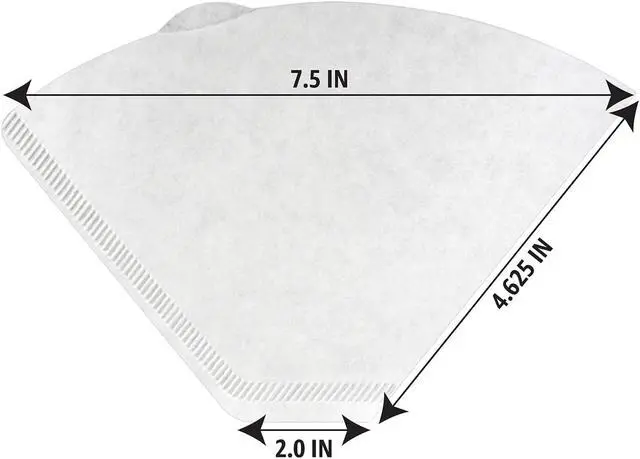Alt view image 3 of 6 - Amazon Basics Number 4 Cone Coffee Filters for 8-12 Cup Coffee Makers, White, 100 Count