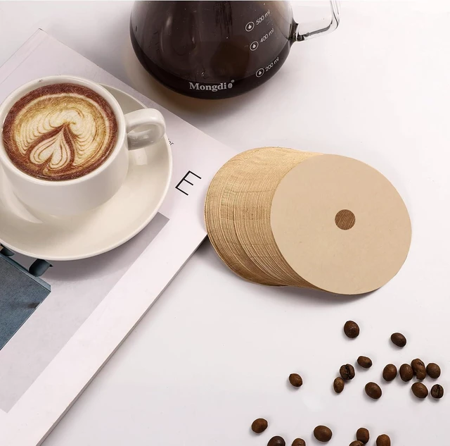 Alt view image 5 of 7 - 500Pcs Percolator Coffee Filter, 3.75in Unbleached Disposable Coffee Filter