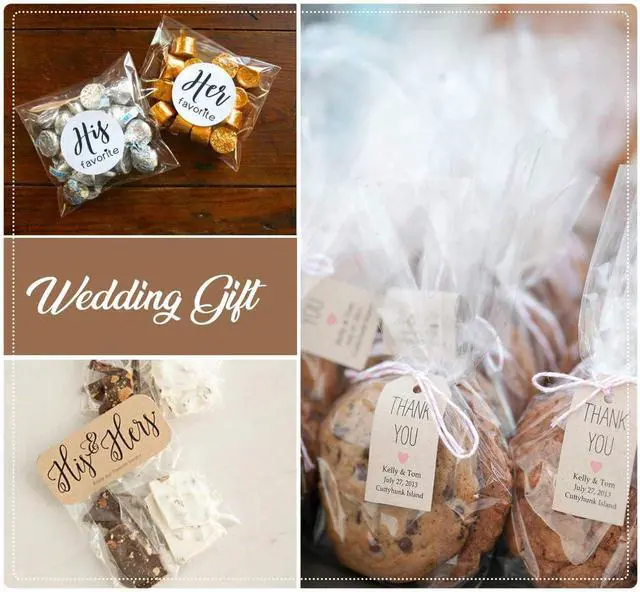 Alt view image 7 of 7 - ilauke 200Pcs Cookie Bags with Thank You Stickers, 4x6 Inches
