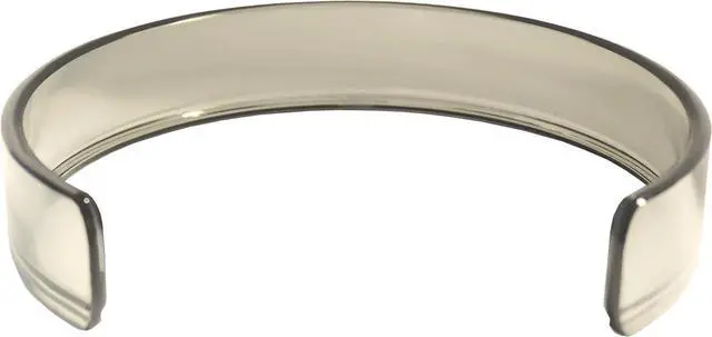 Main image of Rehabilitation Advantage Snap-on Food Guard for 8.5 9.5 Inch Plates, Smoked