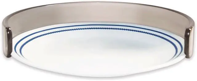 Alt view image 3 of 5 - Rehabilitation Advantage Snap-on Food Guard for 8.5 9.5 Inch Plates, Smoked