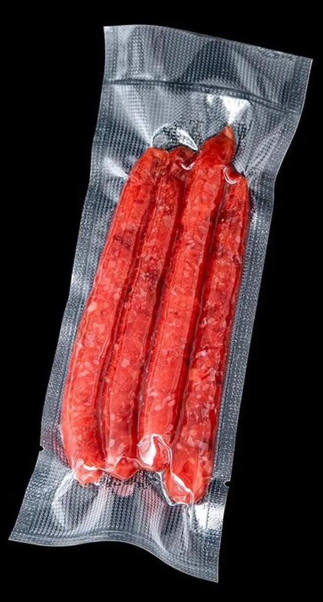 Alt view image 4 of 7 - 100 Pack 1.57x5.9 inch Clear Embossed Vacuum Bags for Food Saver