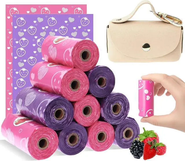 Main image of 150pcs Sanitary Napkin Disposal Bags with Dispenser, Feminine Hygiene Bags for Tampons & Pads, Leakproof Mini Trash Bag for Women, Personal Care Privacy Handling Bag for Travel, Purse, Diaper Duty