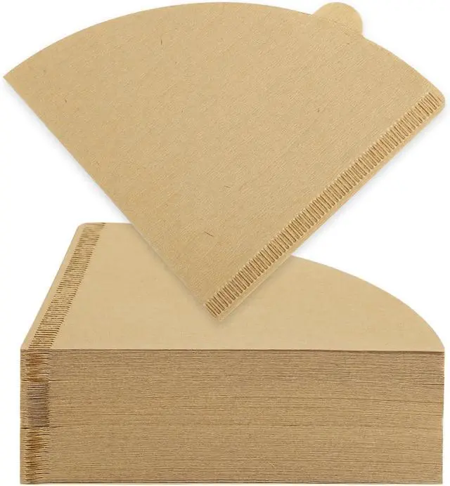 Main image of 200 Count Coffee Filter, Size 02 Natural Unbleached Pour Over Coffee Filter