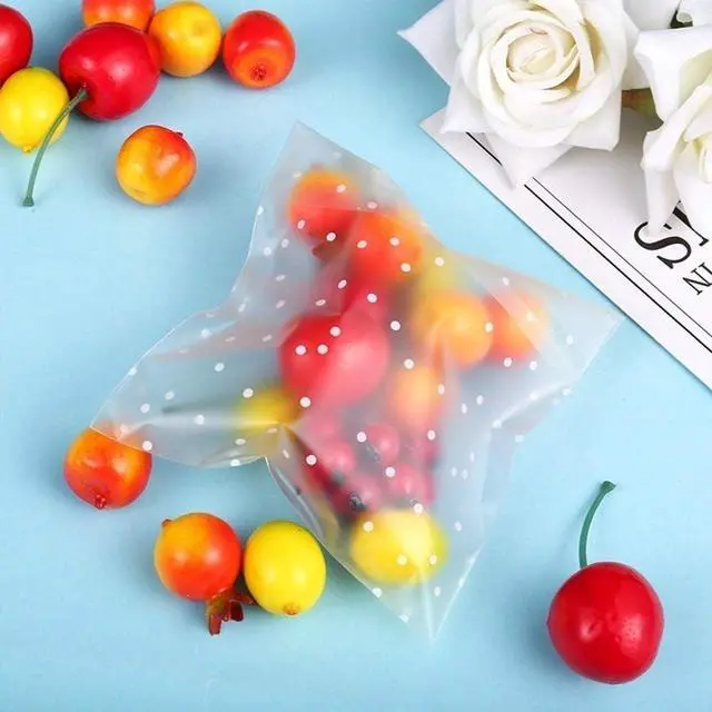 Alt view image 5 of 7 - Self Adhesive Cookie Cellophane Treat Bags with Seal 4x4 Inches, 4 Mils Self Sealing Resealable Plastic Packaging Bags with Thank You Labels for Gift Giving Party Favor Bakery Candy Chocolate 100 Pcs