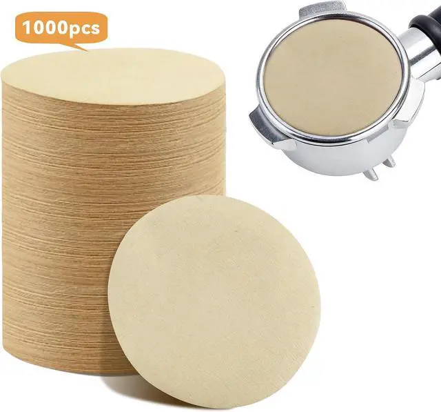 Alt view image 2 of 6 - 1000 Pcs Round Espresso Filter Paper for 58mm Puck Screen, 58mm Portafilter