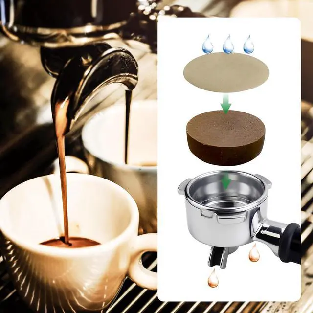 Alt view image 4 of 6 - 1000 Pcs Round Espresso Filter Paper for 58mm Puck Screen, 58mm Portafilter
