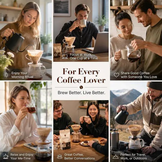 Alt view image 7 of 7 - Niveaya 200 Count Cone Coffee Filters, Size 02 Natural Unbleached Paper Coffee Filter, Disposable Cone Filters for Pour Over and Drip Coffee Maker (2-4Cup)