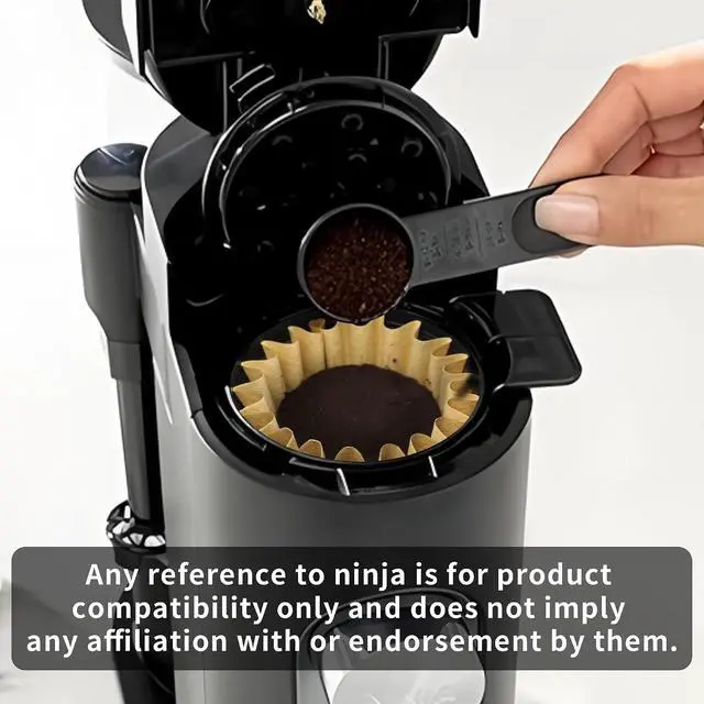 Alt view image 3 of 7 - Disposable Coffee Paper Filters for Ninja Pod & Grounds Single Serve