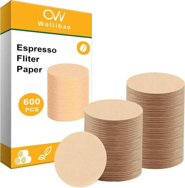 Main image of 600pcs Espresso Filter Paper for Ninja Luxe Cafe Accessories, 54mm