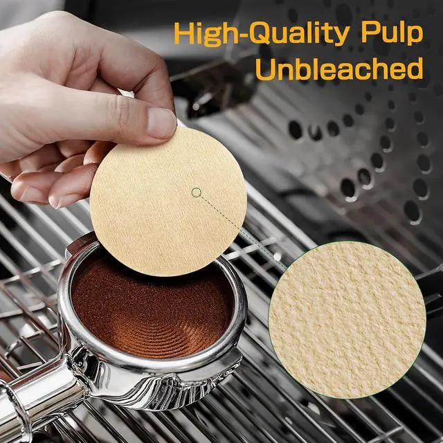Alt view image 3 of 7 - 600pcs Espresso Filter Paper for Ninja Luxe Cafe Accessories, 54mm
