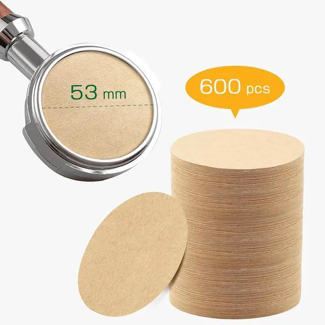Alt view image 2 of 7 - 600pcs Espresso Filter Paper for Ninja Luxe Cafe Accessories, 54mm