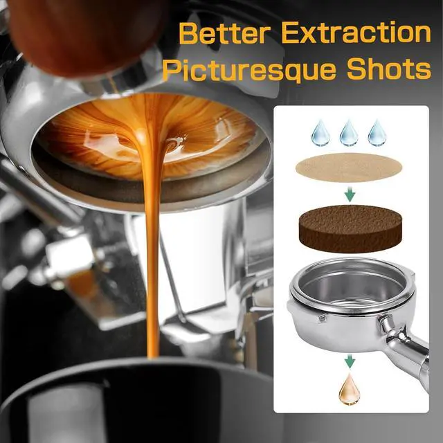 Alt view image 4 of 7 - 600pcs Espresso Filter Paper for Ninja Luxe Cafe Accessories, 54mm