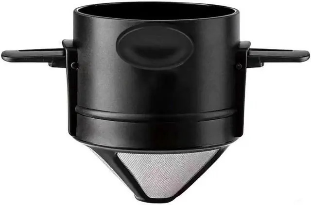 Main image of Pour Over Coffee Maker,Portable Stainless Steel Reusable Coffee Filter, Mini Collapsible Paperless Single Serve 1 Cup Coffee Dripper Cup Easy To Clean For Travel Camping
