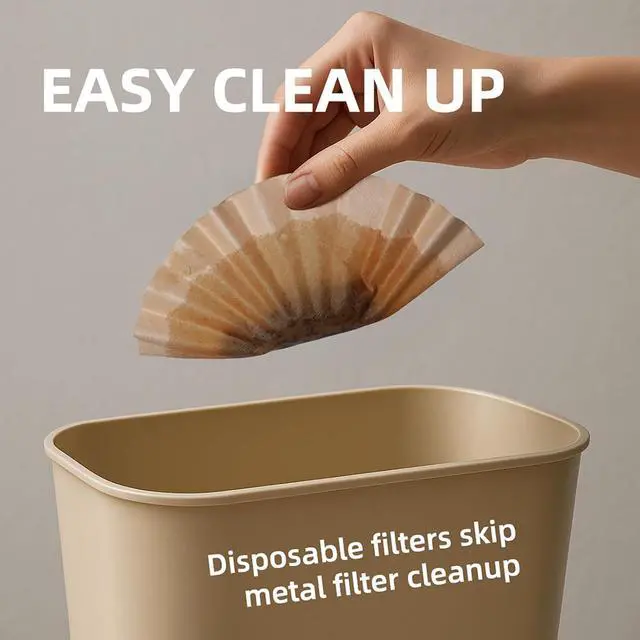 Alt view image 4 of 7 - 5 Cup Coffee Maker Filters Compatible with Mr.Coffee