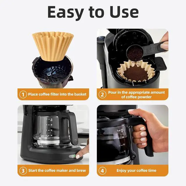 Alt view image 5 of 7 - 5 Cup Coffee Maker Filters Compatible with Mr.Coffee