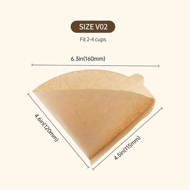 Alt view image 3 of 7 - PakTalk Coffee Filters V60 Coffee Filter