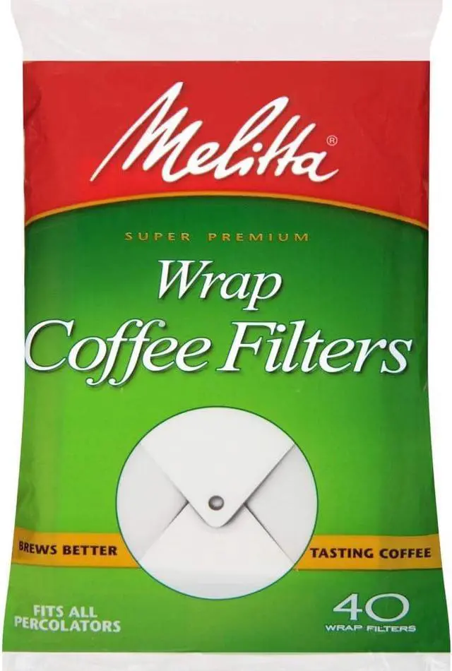 Main image of Melitta USA Inc 627402 White Wrap Coffee Filter 40 Filters