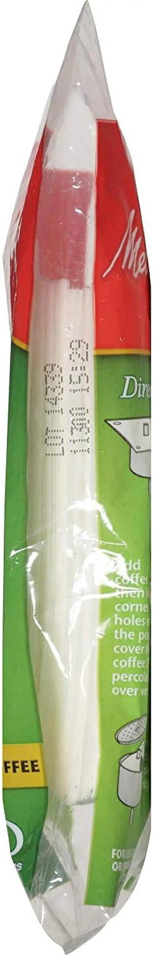 Alt view image 5 of 6 - Melitta USA Inc 627402 White Wrap Coffee Filter 40 Filters