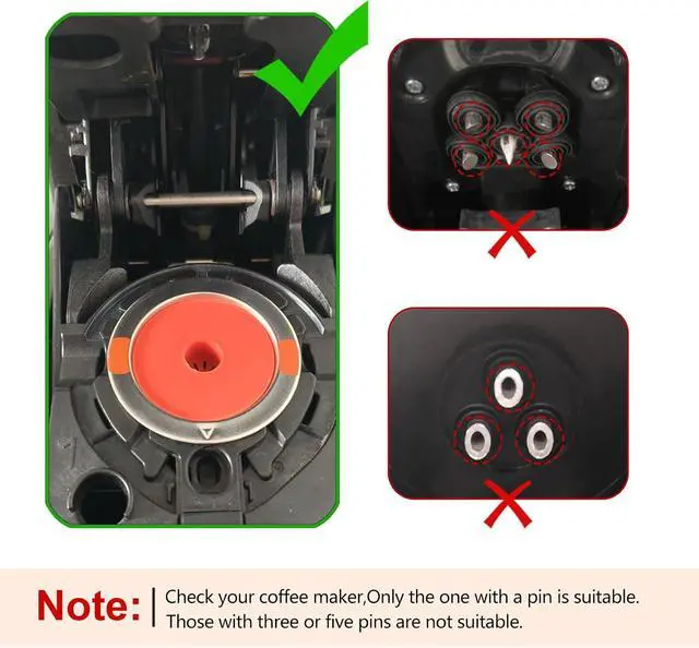 Alt view image 2 of 7 - ACOFEM 1 Pack Reusable K Cups for Keurig 1.0 & 2.0