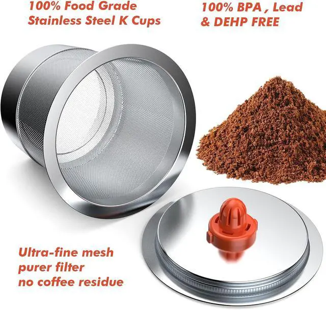 Alt view image 4 of 7 - ACOFEM 1 Pack Reusable K Cups for Keurig 1.0 & 2.0