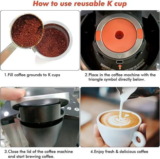 Alt view image 5 of 7 - ACOFEM 1 Pack Reusable K Cups for Keurig 1.0 & 2.0