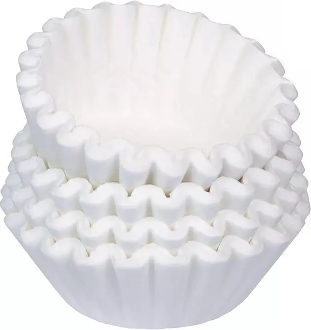 Main image of 100 Count Basket Coffee Filters,Flat Bottm Paper Filter Compatible With Fellow Aiden Coffee Maker,Work With Batch Brew Filter Basket