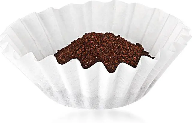 Alt view image 4 of 6 - 100 Count Basket Coffee Filters,Flat Bottm Paper Filter Compatible With Fellow Aiden Coffee Maker,Work With Batch Brew Filter Basket