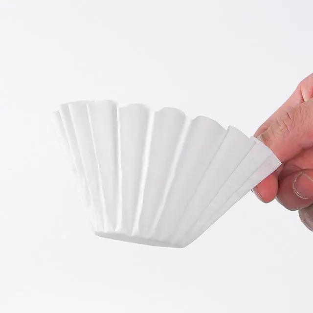 Alt view image 5 of 6 - 100 Count Basket Coffee Filters,Flat Bottm Paper Filter Compatible With Fellow Aiden Coffee Maker,Work With Batch Brew Filter Basket